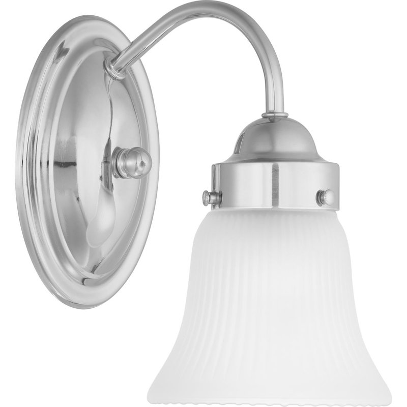 Second Avenue Dimmable Bath Sconce, Polished Chrome