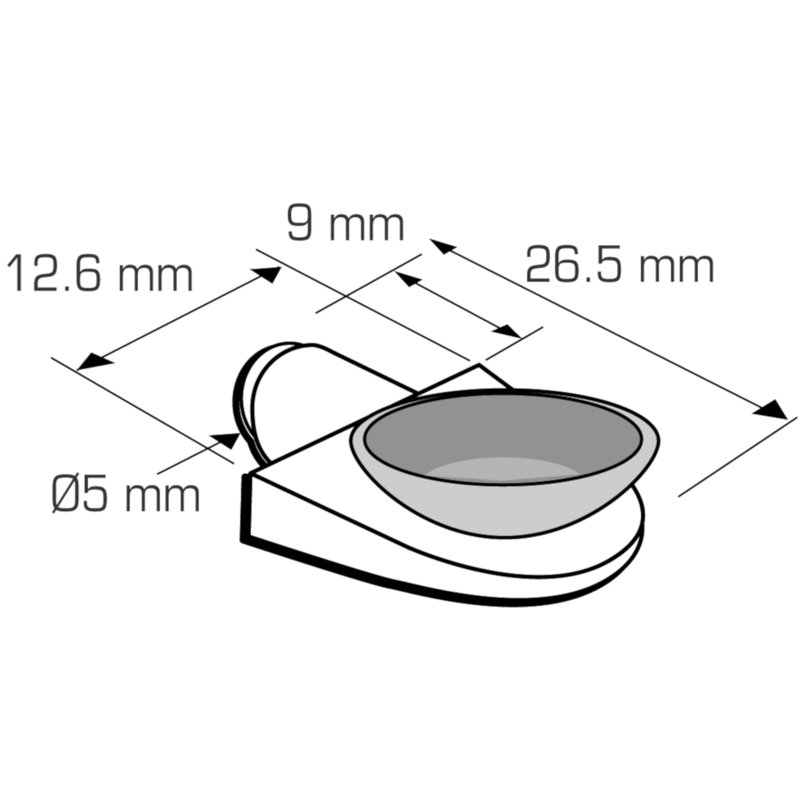 Glass Shelf Pin
