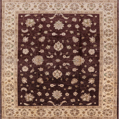 Tapis beige / rouge Meribelle