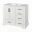 Meuble-lavabo traditionnel 36 "avec lavabo en céramique-1044023375