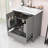 Chic 30-Inch Bathroom Vanity with Undermount Ceramic Sink and Adjustable Shelf-2019735401