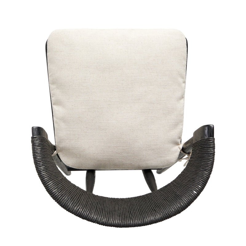 Naaliyah Stool With Cushion - Counter, Black