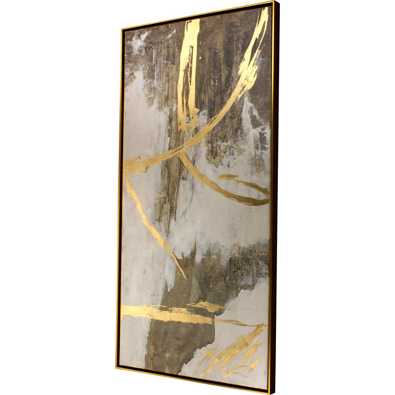 Metallic Expression II Painting by THE Studio