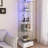 Quick - Assembly Elegant Tempered Glass Display Cabinet With 13 Colour Led And Drawer, 1 Door 4 Shelves For Kitchen, 14.4" W 16.7" D 65.8" H Modern Storage Case Dining Room,-1333544148