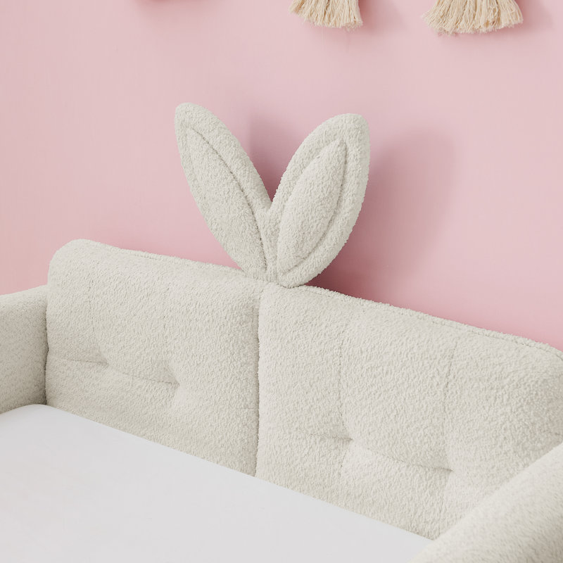 Lit d'oreille en lapin Prynn, Beige, Twin