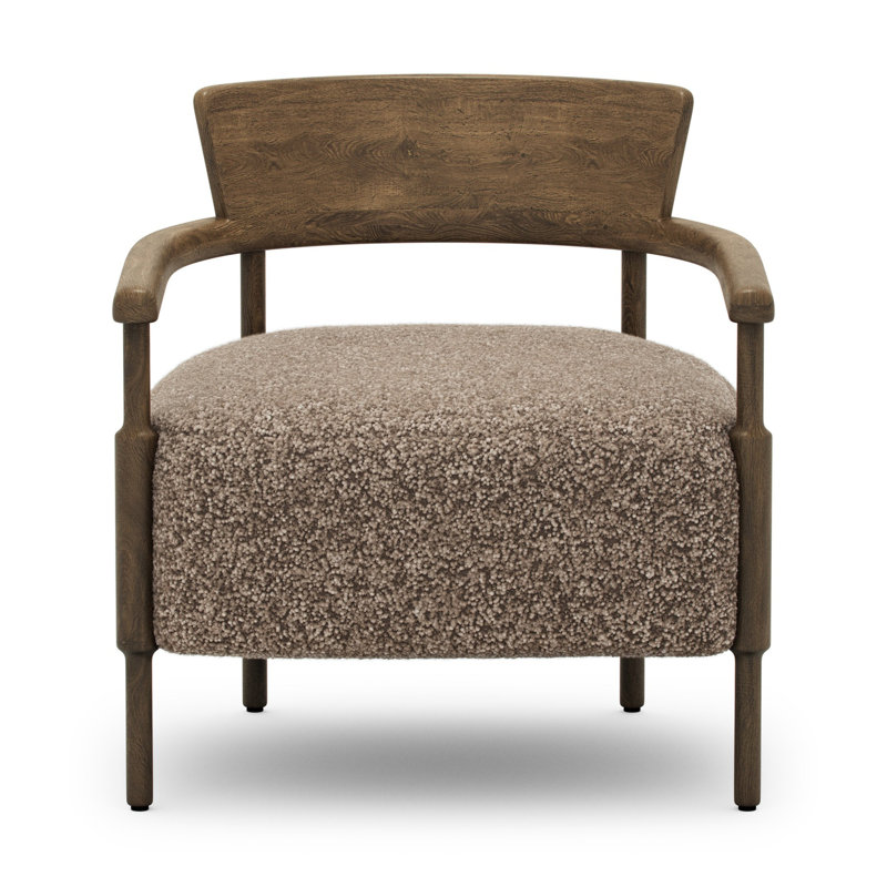 Armchair, Taupe Shearling
