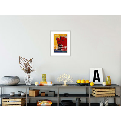 «Die Kommenden Grossbauten» par Bernd Steiner, impression giclée encadrée