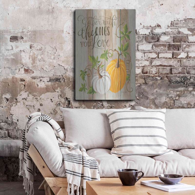 «Gather Pumpkins» par Cindy Jacobs, H 36 po x l 24 po