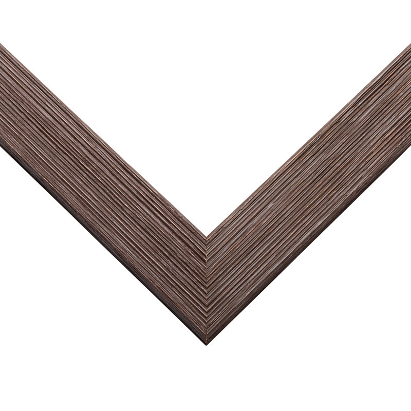 Cadre photo en bois massif Mattew, Brun, 16 po x 16 po