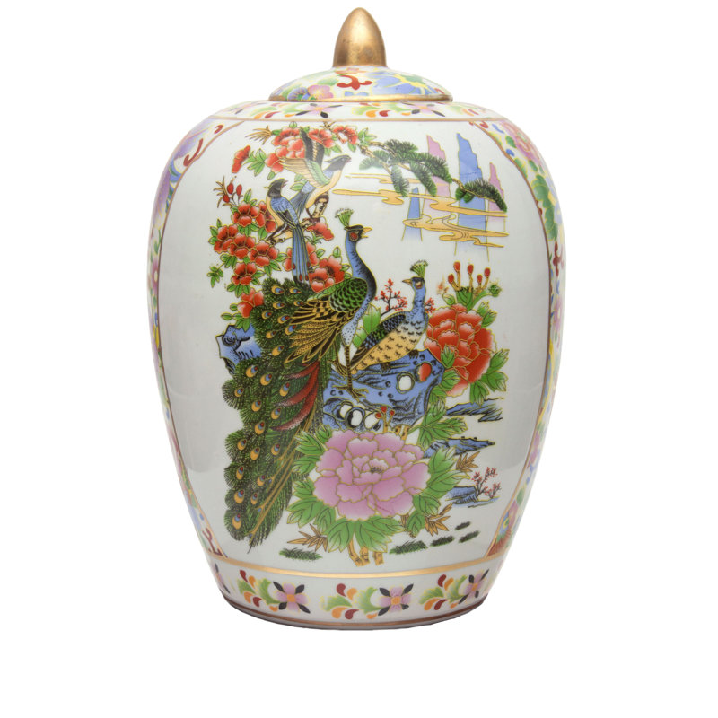 Floral Design Decorative Urn, Satsuma Garden