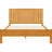 Graham Wooden Platform Bed with Slatted Headboard-87380367-87380363