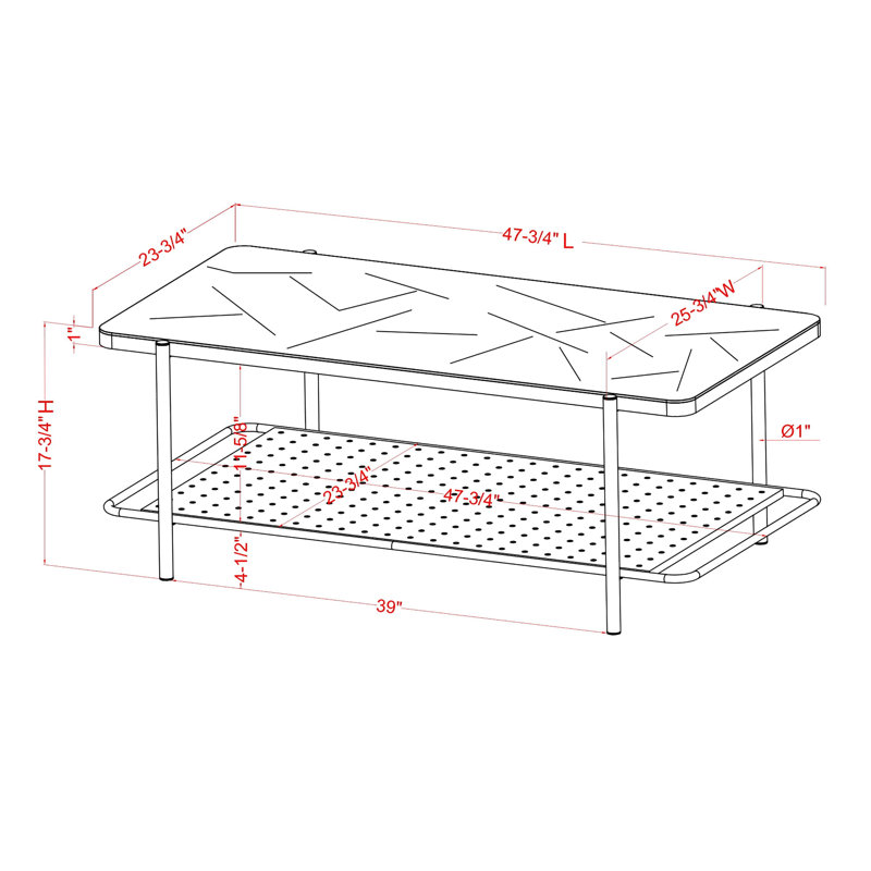 Ensemble de tables basses, 3 pièces: console, table de bout, table basse