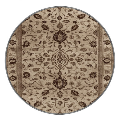 Machine Washable Persian Gray Area Rug
