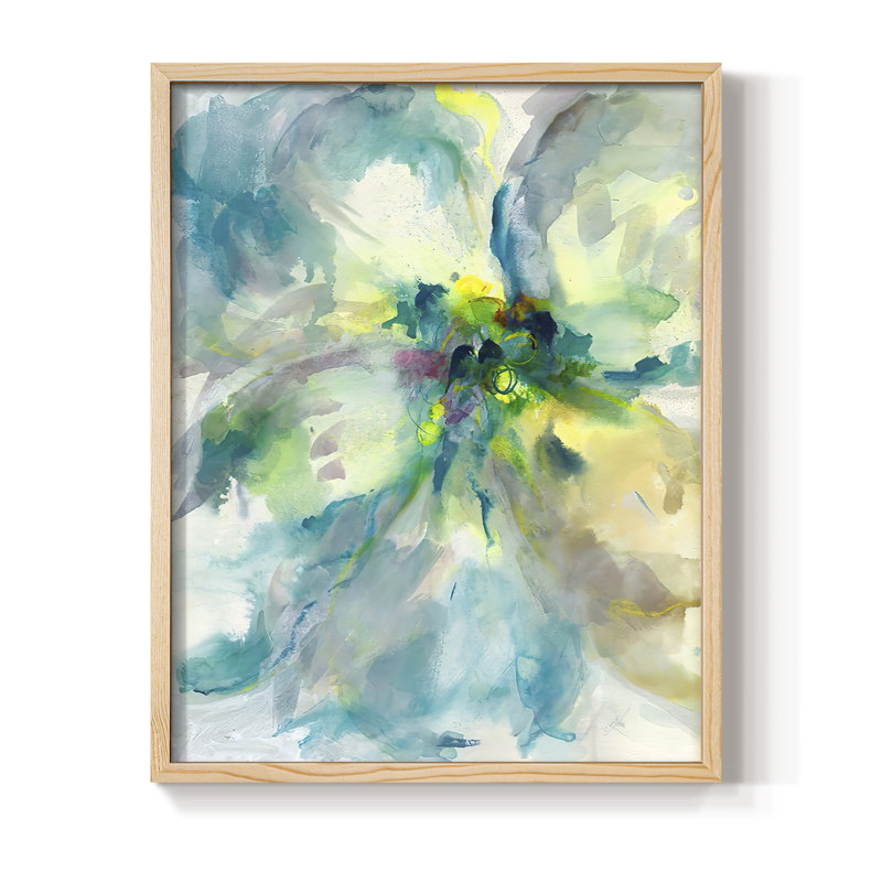 Peut-être Petunias II, reproduction encadrée - bois massif