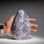 Véritable forme libre de lépidolite polie-135655279