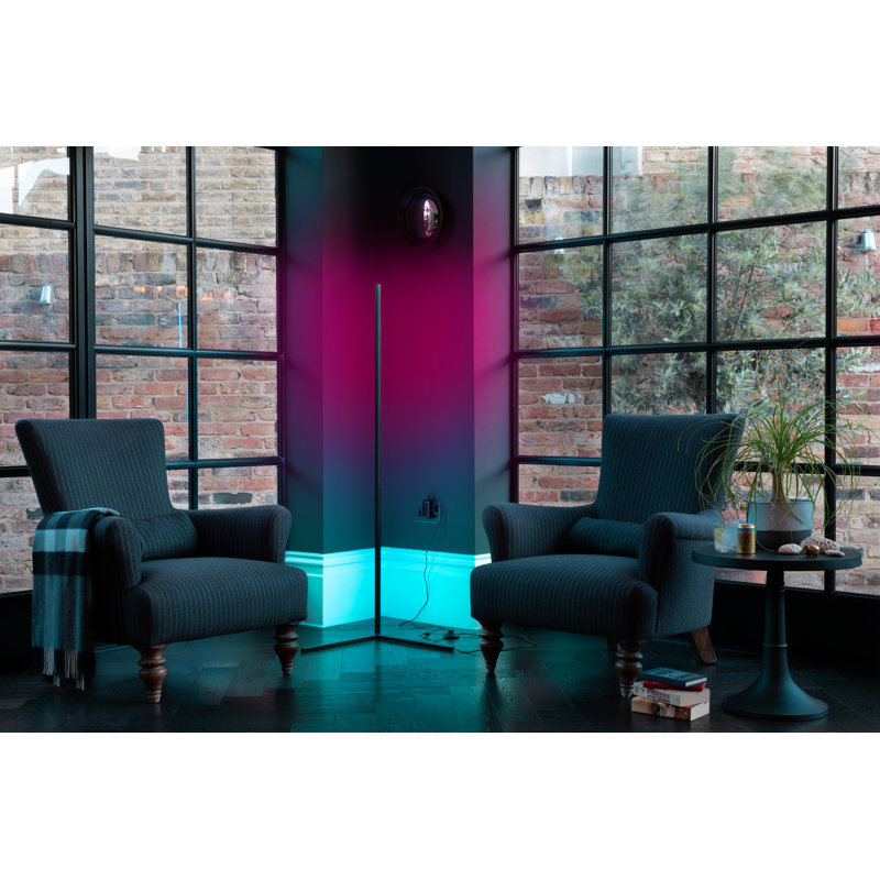 Laurist 142cm LED Novelty Floor Lamp Set, Black
