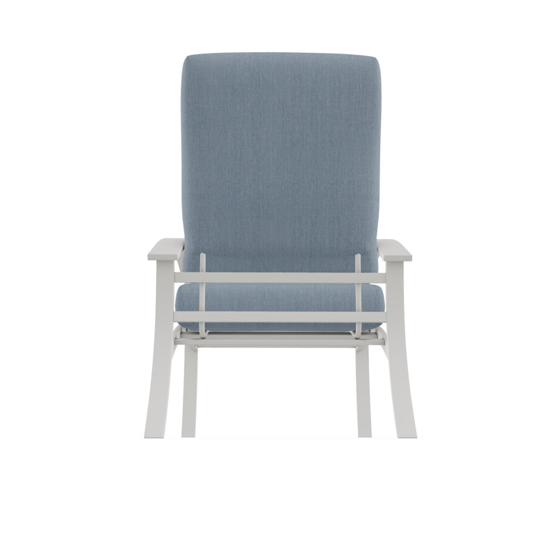 Belle Isle Cushion Deep Seating Arm Chair, Snow, Canvas Haze