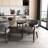 LUMERA Collection Swivel Tufted Arm Dining Chair Poker Chair Gray-1480359264-1480359279
