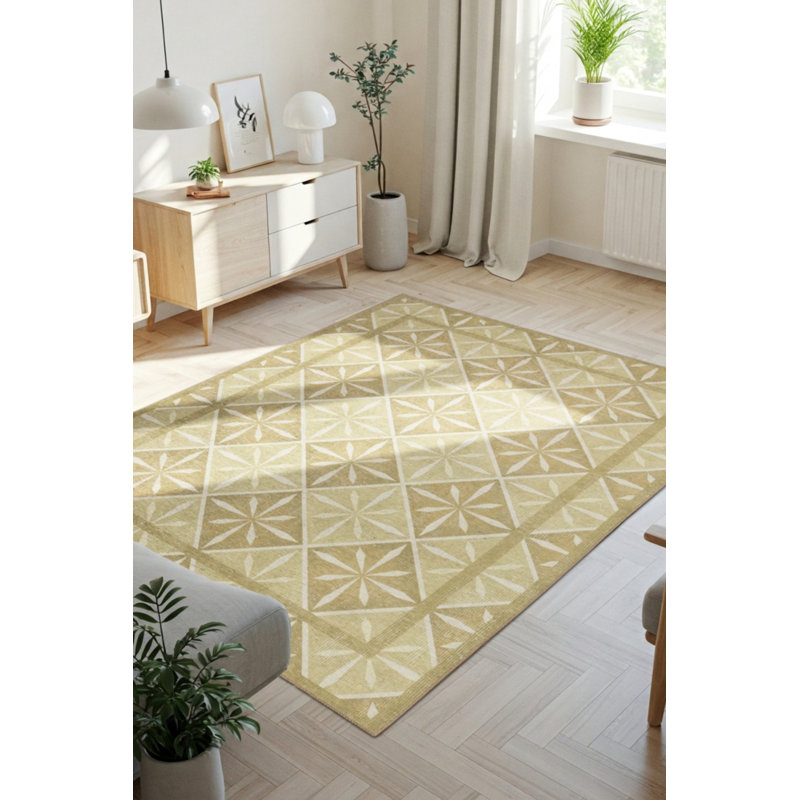 Tapis en chenille Heileman, Rectangle 4 pi 8 po x 6 pi 3 po