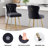 Maghull Upholstered Counter Stool with Metal Frame-1422407911