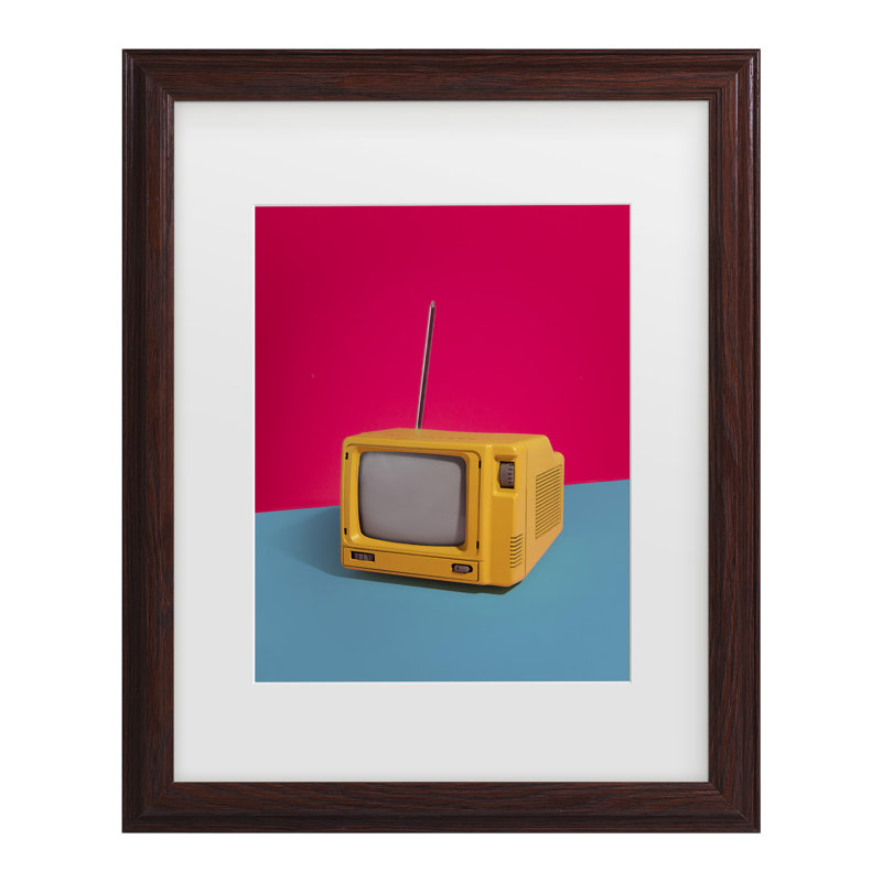 Julia Ramiro  Telly Matted Framed Art, 18.75" H x 22.75" W