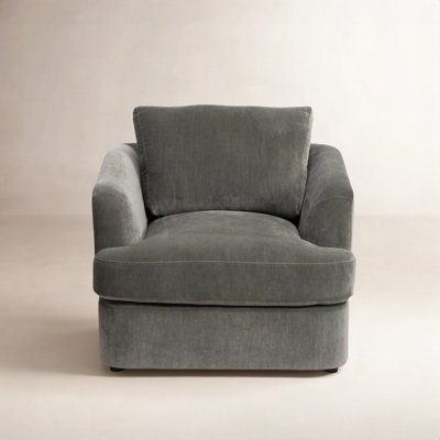 Alameda Velvet Barrel Chair