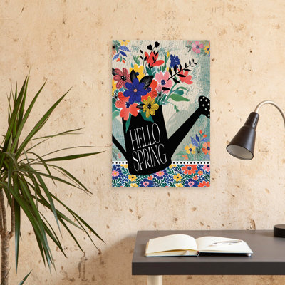 Arrosoir jardin printanier