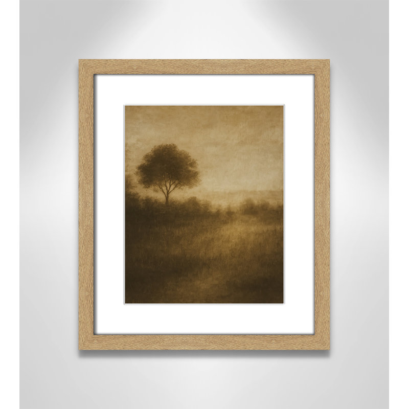 «Quiet Meadow I Print» par Fredrick Ashcroft, Imprimé mat, L 13 po x H 15 po, Naturel