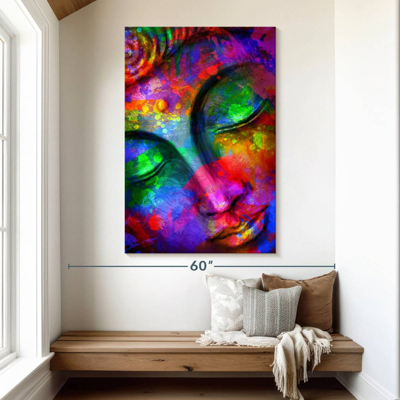 Couleur de Bouddha, H 51 po x l 34 po
