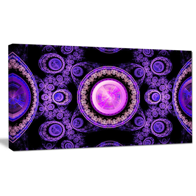 « purple psychédélique relax », impression sur toile, H 16 po x l 32 po x P 1 po