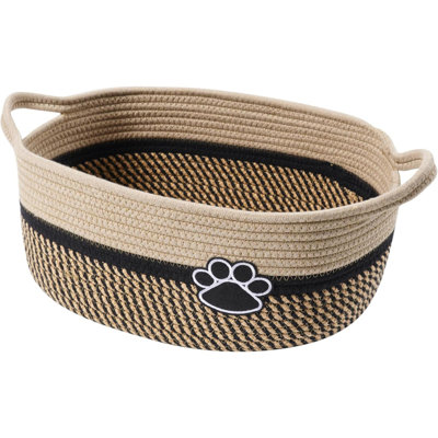 Petits paniers tissés pour organiser le panier de rangement en corde avec poignée
