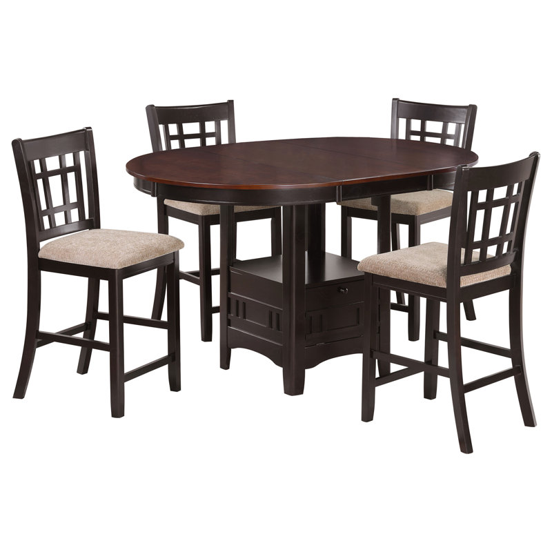 Light Chestnut 5-piece Dining Set
