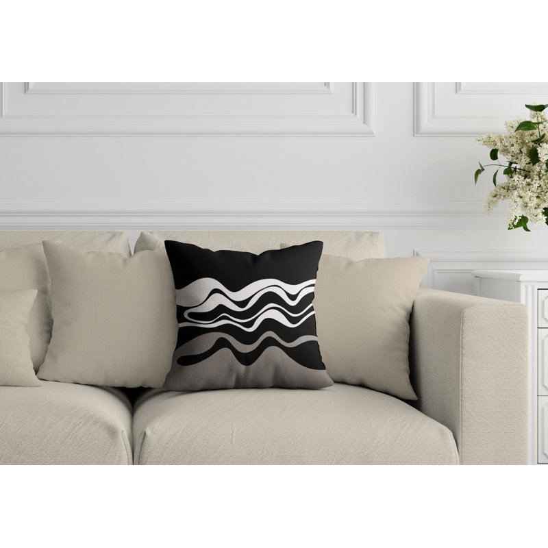 Housse et insert de coussin extérieur d'extérieur, L 15 po x H 15 po, Beige