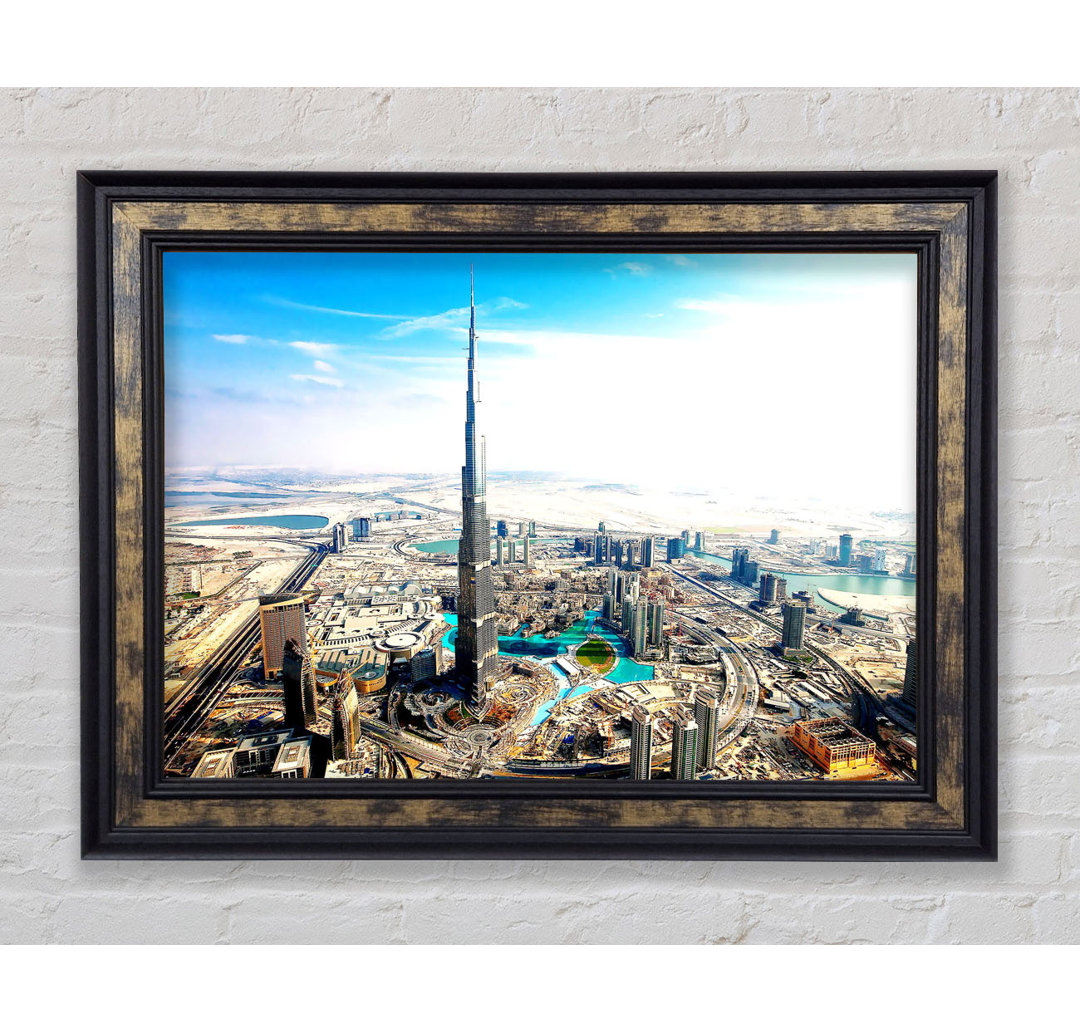 Burj Khalifa alias Burj Dubai - Einzelner Bilderrahmen Kunstdrucke