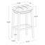 Bartonville Counter & Bar Solid Wood Backless Stool with Upholstered Seat-866721037-875261410