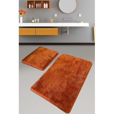 Aundre 2er Set Rechteckige Badematte