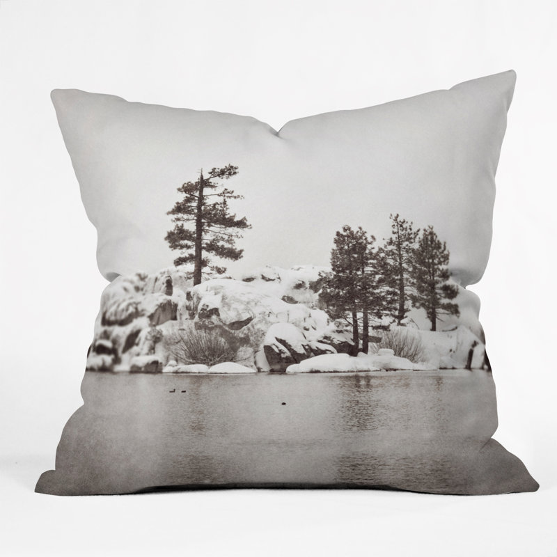 Coussin décoratif intérieur/extérieur bree madden snowy lake