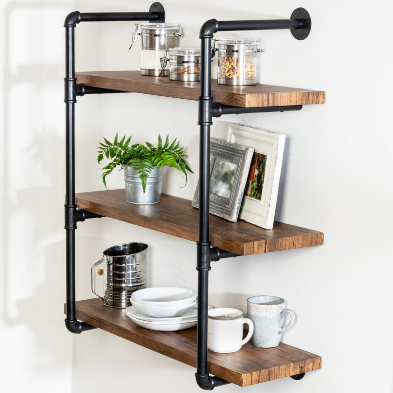 Hathorn 3 Piece Metal Shelf