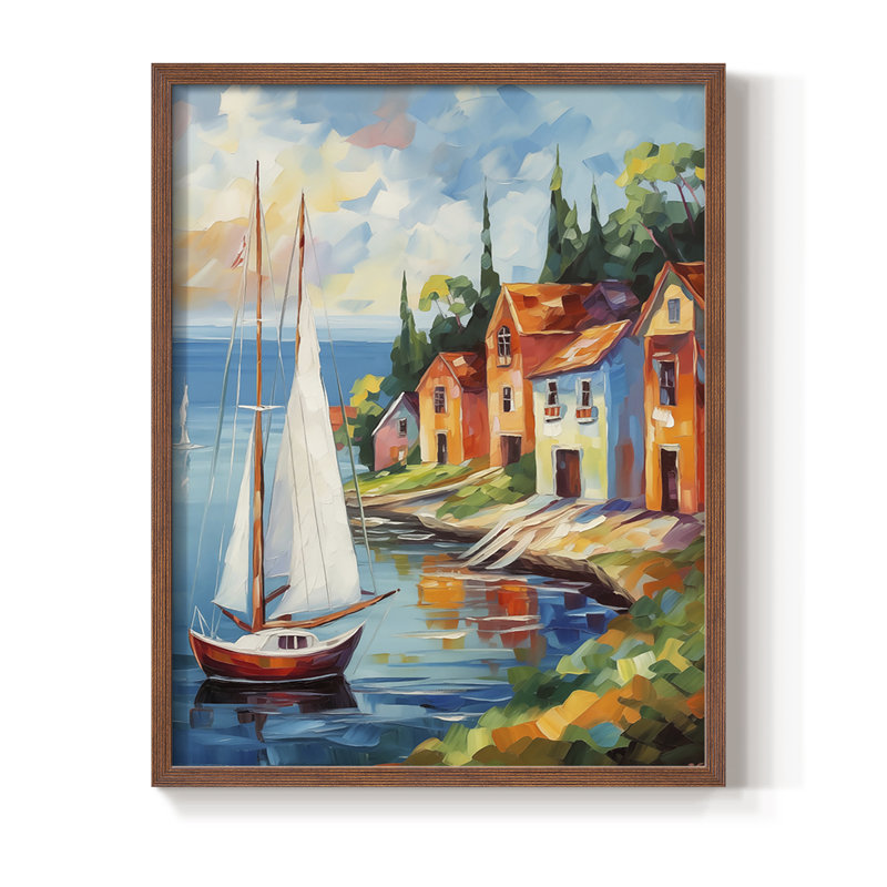 "Paysages série CCLXIV", Noyer, H 15 po x l 12 po