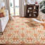 Asian Fusion Hand-Knotted Wool Olive/Red Area Rug