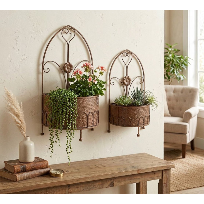 Charest Metal Accent Shelf