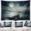 Le bateau en mer de mer en polyester dérivant de l’tapisserie storm avec accessoires suspendus inclus-28489998