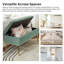 Banc de rangement rembourré en velours Kajana-1682510103
