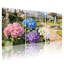 Hortensia jardin, reproduction d'art sur toile tendue sur toile, ensemble de 3-2005290855