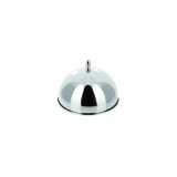 Palace Cloche with Knob for Underplate 4" - 6 Pieces - Stainless Steel