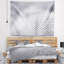 Tapisserie de conception abstraite prickly blanc 3d-28494338