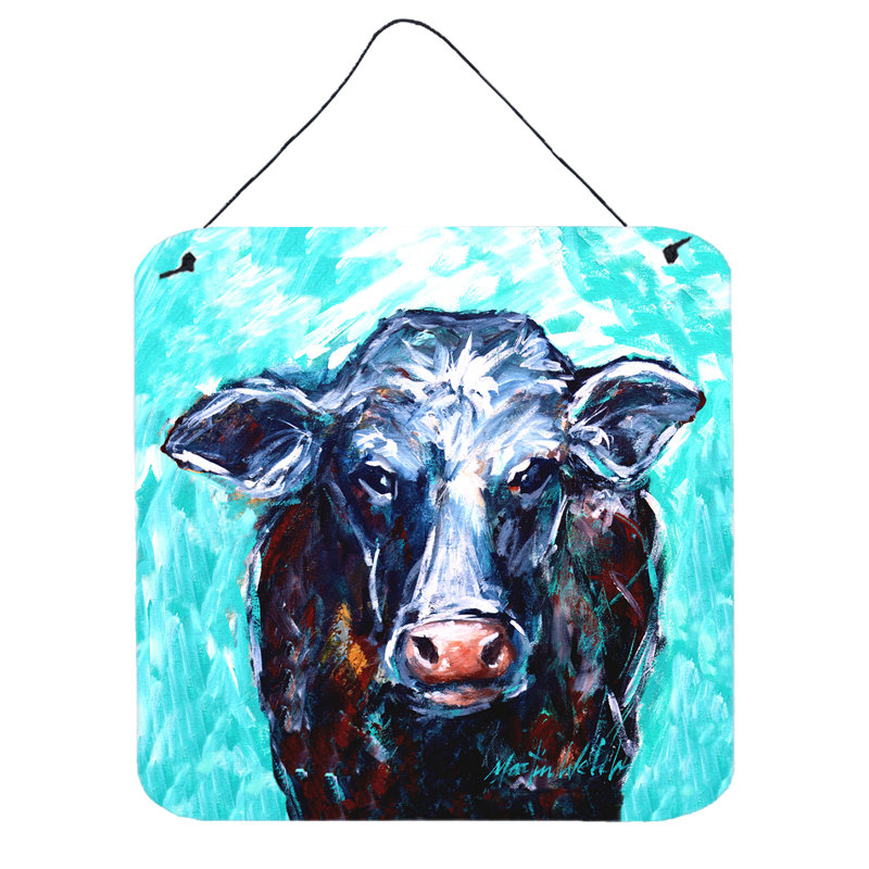 Décoration murale vache moo