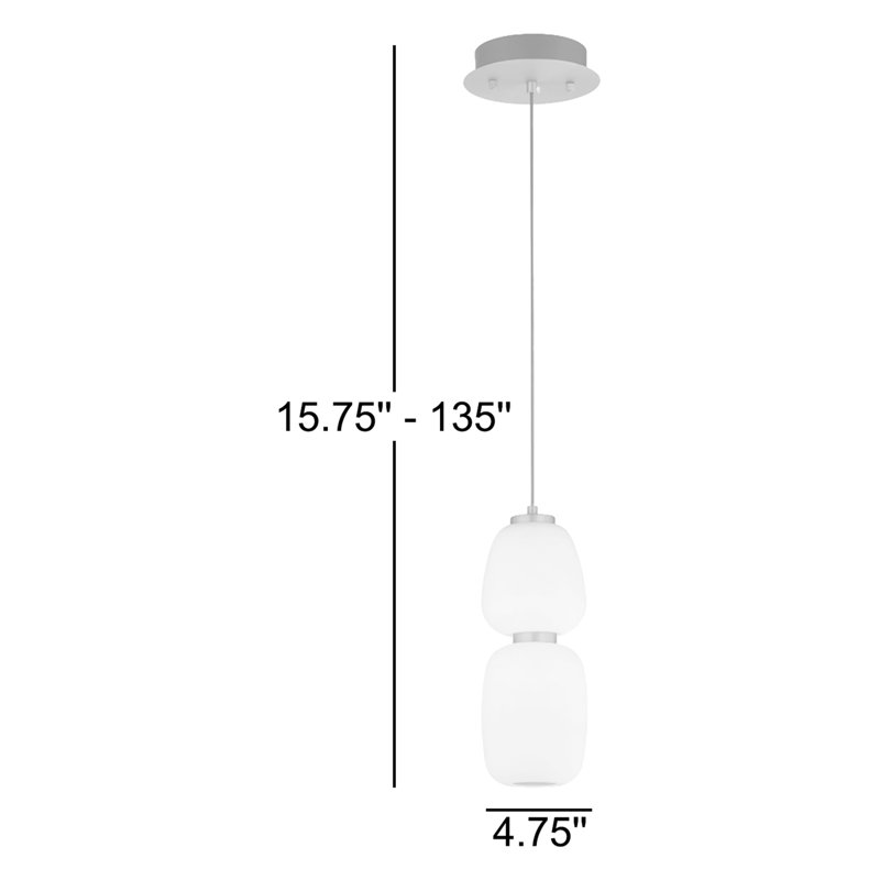 Kace 2 - Light Black/Gold LED Unique/Statement Pendant