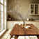 Acacia Verve Solid Wood Table 4 Seat Dining Table Set Williamsburg, Mid Century Modern Table Rectangular -Medium