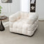 Fauteuil pivotant capitonné large de 38 po Ashyiah-83101704